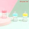 5Pcs Empty Lip Gloss Tube Containers Clear Refillable Lip Balm Pacifier Bottles