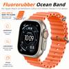 Bandă Ocean pentru Apple Watch Ultra 3 49mm Brățară Compatibilă cu pentru iWatch SE 9 S11 Seria10 46mm 45mm 44mm 42mm Cataramă cu Arc Curea din Fluoroelastomer