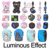 Original Luminous Charms Copper Fixed Clamp Beads Flower Fairy New Year'S Pendant Fit Bracelet Women Jewelry Gifts