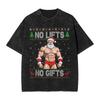 Workout Gym Christmas Ugly Sweater Bodybuilding Santa Xmas T Shirts Men Cotton Novelty T-Shirt O Neck Short Sleeve Tops Gift