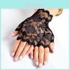 Elegante Damen Abend Braut Hochzeit Party Spitze Fingerlose Handschuhe Fäustlinge
