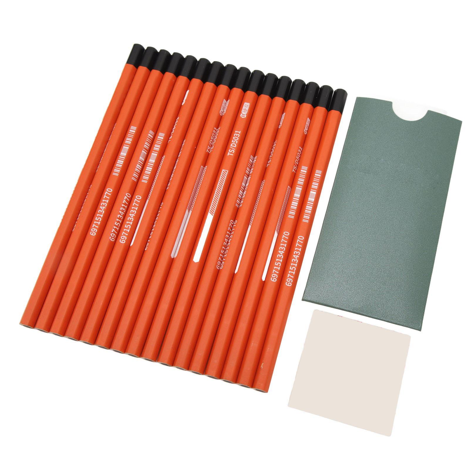 16 шт. профессиональных угольных карандашей, многоцелевые безопасные карандаши для художников для рисования, эскизов, штриховки