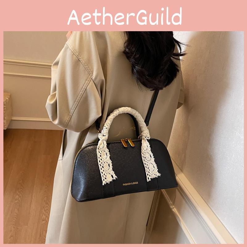 Color Ribbon Solid Shell Style Bag Soft Structure Inner Storage Commuting Daily