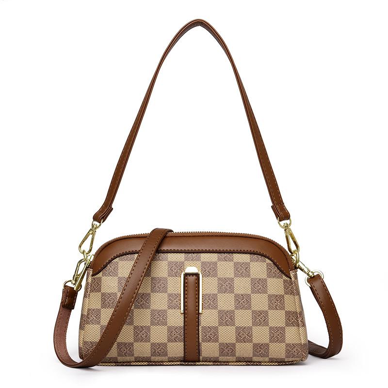 New Exquisite Bag for Autumn Women's Multi-layer Mobile Phone Bag Niches Square Versatile Retractable Shoulder Strap Mommy Bag