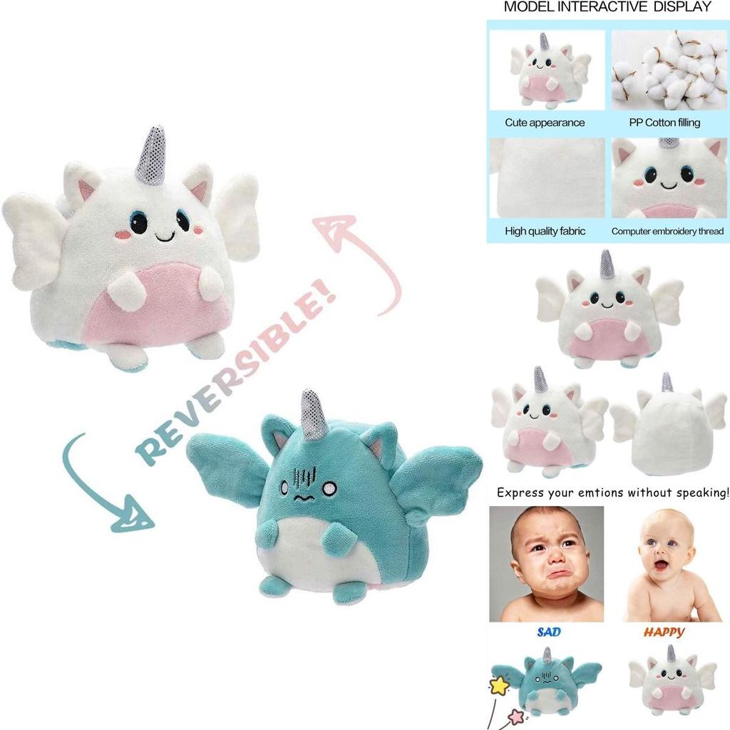 Squishmallows Reversible Double-sided Angel Face Changing Plush Toy