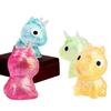 Clear Glitter Horse Squeeze Toy Anxiety Relief Stress Sugar Ball Soft Stretchy Horse Sensory Pinch Toy Home Office Relaxation Tool