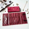 Plush Drawstring Jewelry Pouch Transparent Organizer Portable Bag Earrings Necklaces Bracelets