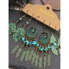 6PC Women's Fashion Bohemian Style Diversified Earrings Outdoor Travel Carnival Banquet Party Festival Dressing Gifts