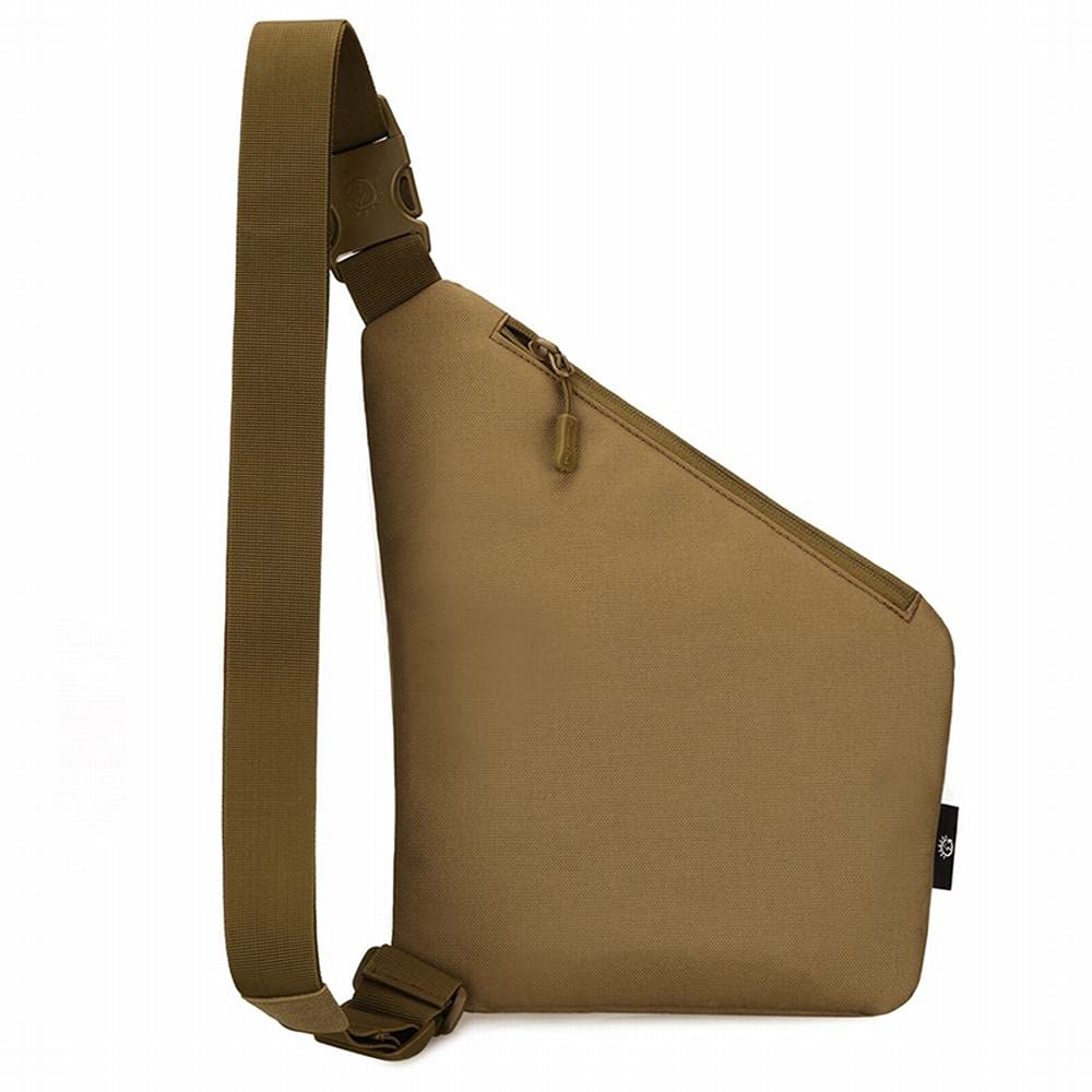 PHOENIX IKKI Underarm Fits a Tactical Shoulder Body Crossbody Right Shoulder Brown Anti-Theft Bag, 7.9-inch iPad, Slim, Hidden, Bag, Bag, Bag, Bag,