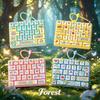 Wooden Fish Design Electronic Keyboard Toy Children's Hanging Ornament  For Children