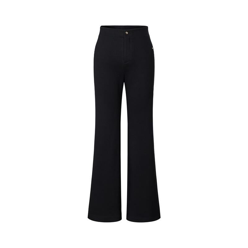 Anna Coco Women's Slim Fit Flared Commuter Trousers