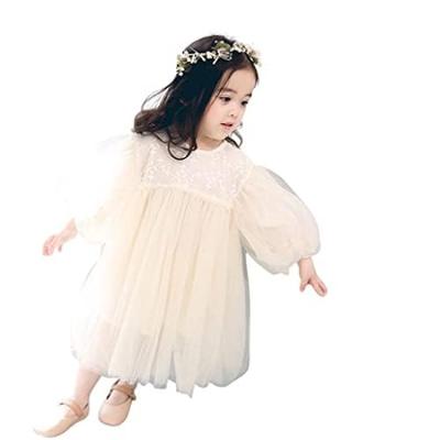 Baby Kids Dress Tulle Long Sleeve Ceremony Dress Baby Dress Baby Clothes Girls Wedding [germeyshop]