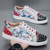 Autumn New Street Personality Board Shoes Men's Shoes Trend Rivet Casual Shoes Fashion Spirit Boy Shoes