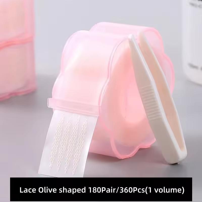 240Pcs Double Fold Eyelid Tape Sticker Lace Nature Clear Beige Stripe Self-adhesive Natural Eye Makeup Make Up With Tool New