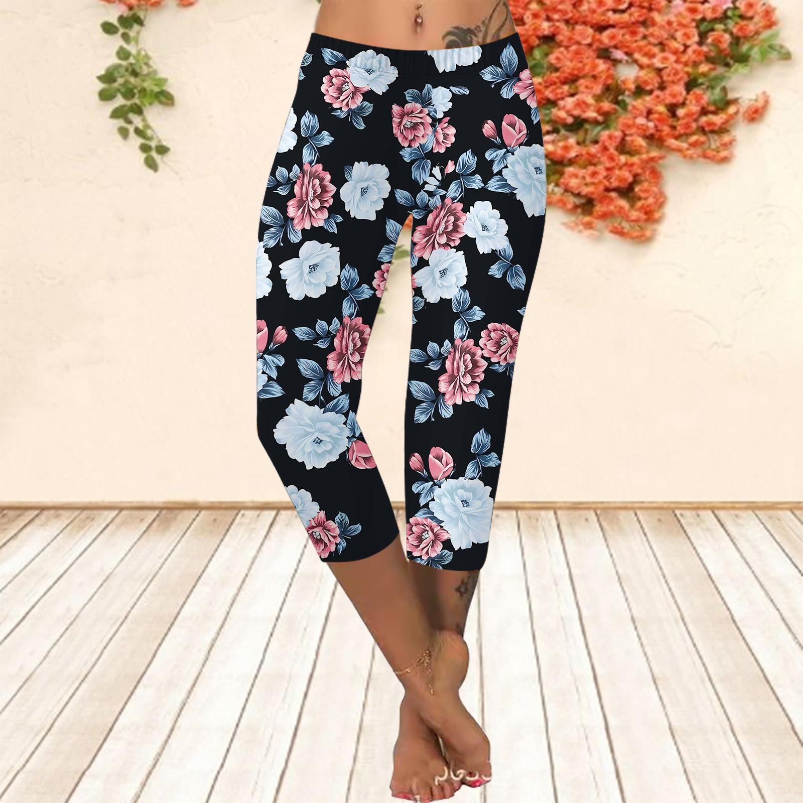 

Длинные брюки, летние короткие леггинсы, короткие узкие брюки, леггинсы больших размеров. Женские облегающие длинные брюки с 3D-цветочным принтом бегонии.