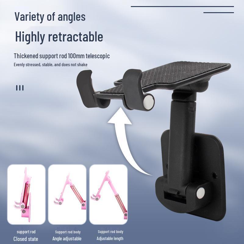 Wall-Mounted Foldable Phone & Tablet Stand for Kitchen/Bathroom