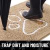 Olanly Dog Door Mat For Muddy Paws Quick Dry Chenille Mud Mat For Dogs Absorbent Dirt Trapper Non-Slip INdoor Door Mat For Floor