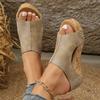 New Style Shoes - Large Size, Thick Sole, Platform Heel, Sandals, Women's Shoes