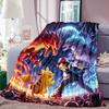 Pokémon Pikachu Series Flannel Blanket—Soft To the Touch, the Perfect Choice for Home Relaxation; an Excellent Gift for Pokémon