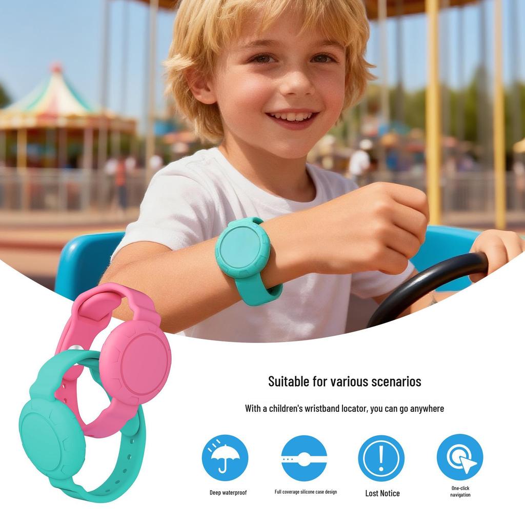 Cross-border GPS Tracker Watch for Kids and Seniors - Anti-Lost Monitoring Device