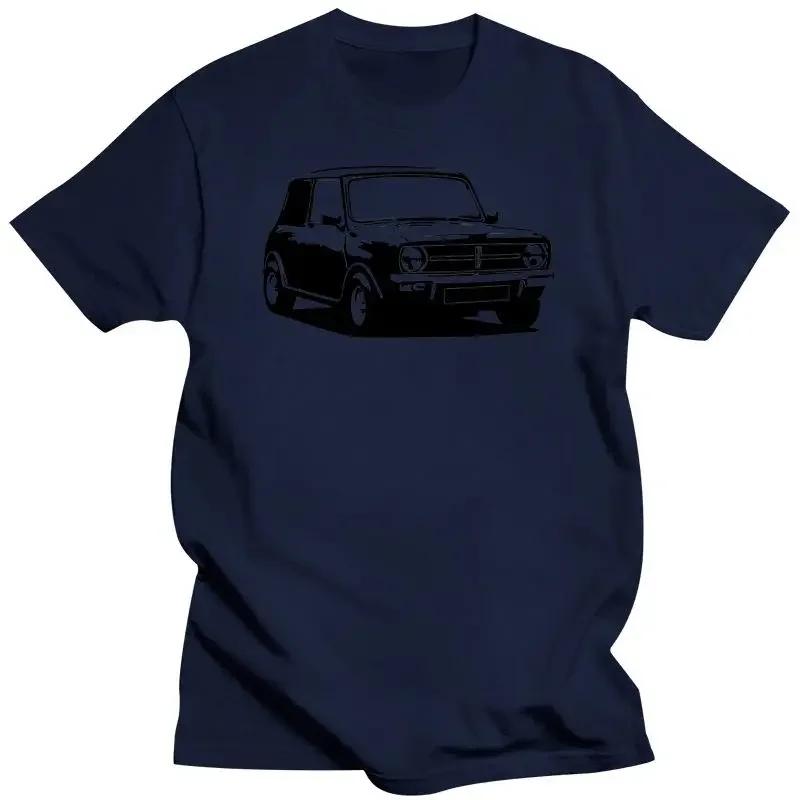 T-Shirt Austin 1970 Classic Car Mini Clubman Graphic Men Clothing Harajuku Oversized 100%cotton Short Sleeve Cartoon Casual