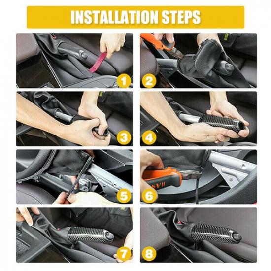 Front Handbrake Brake Handle Cover Carbon Fit Fiber F21 BMW F20 F22 F23 E81 E87