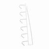 Multifunction Kitchen Storage Rack Cupboard Shelf Hanging Hook Wardrobe Organizer Holder White