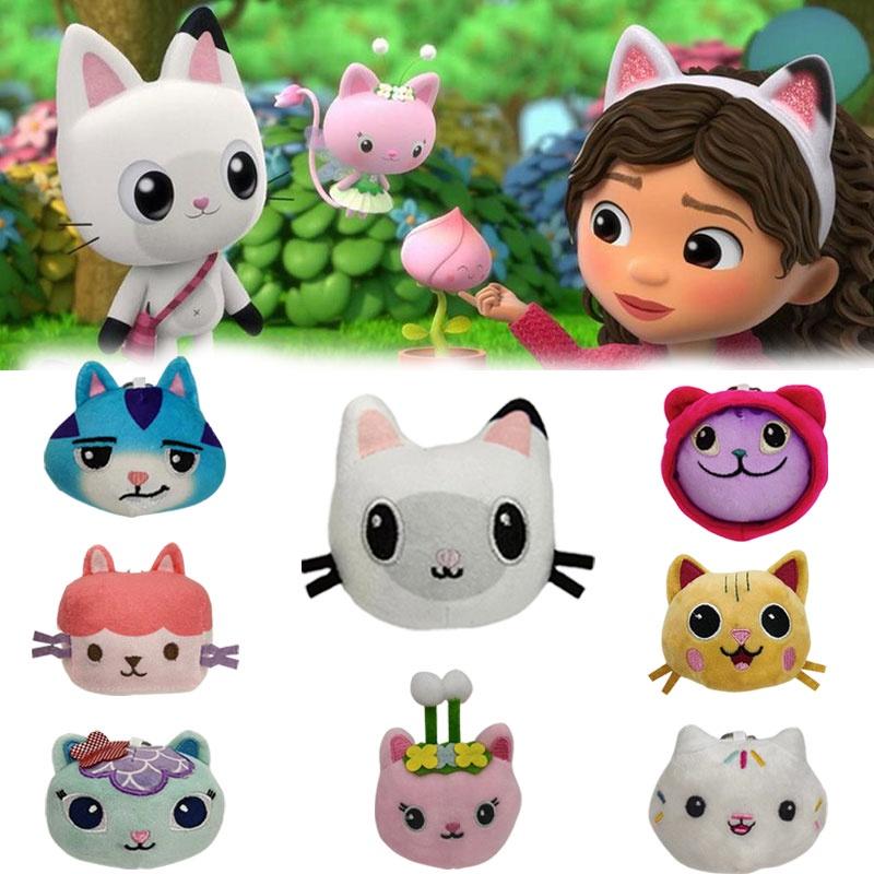 Dollhouse Gabbys 10cm Plush Pendant Key Chain Pp Cotton Decoration Backpack
