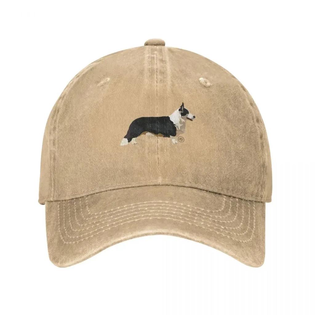 Cardigan Welsh Corgi  Baseball Cap Cotton Adjustable Unisex Casual Outdoor Fashion Hat