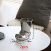 Boot Shape Glass Milk Tea Cup Simple Juice Drink Mug Home Drinkware Coffee Milk Cups Wine Glasses Water Bottles Breakfast Mugs