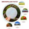 100/20PCS Round Paste Type Bird Repellent Tape Reflective Anti Bird Scare Eflective Stick Tape Pigeon Farm Bird Chasing Tools