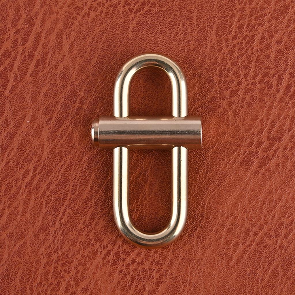 Brass Lock Keychain Metal Keychain Buckle Length Shorten Clip Quick Opening Metal Chain Buckle Carabiner Keychain