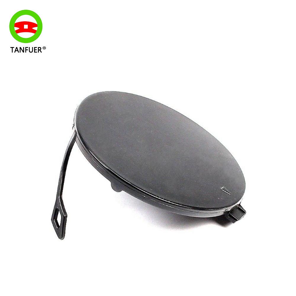 BMW X5 F15 Front Bumper Tow Hook Cover - Black (Round) 51117378591