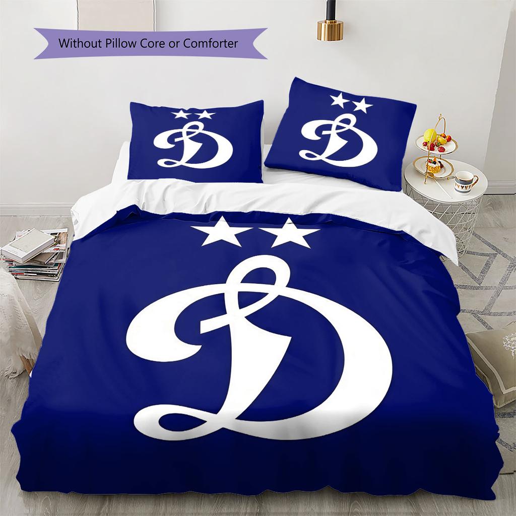 Dynamo Moscow Glory Bedding Quilt Set Quilt Cover Pillowcase Home Decoration Birthday Gift (1 * Duvet Cover + 2 * Pillowcase, Without Core)