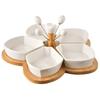 Appetizer Plate for Dips, Sauces, and Snacks Appetizer Bowls