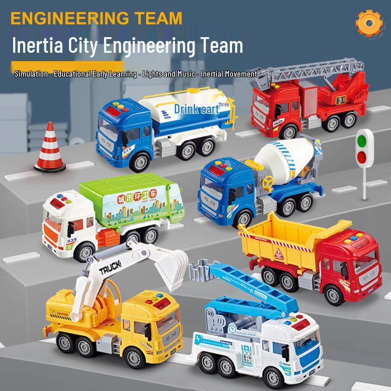 

Kids Fire Truck Toy: Water-Spraying, Ladder Rescue, Sound & Light Mixer