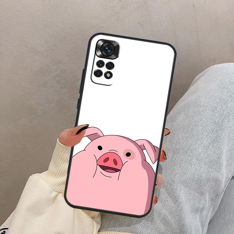 Cute PINK Kawai Pig For Xiaomi Redmi Note 13 9 10 11 12 14 15 Pro Plus Case Cover For Redmi 14C 10C 12C 13C 15C
