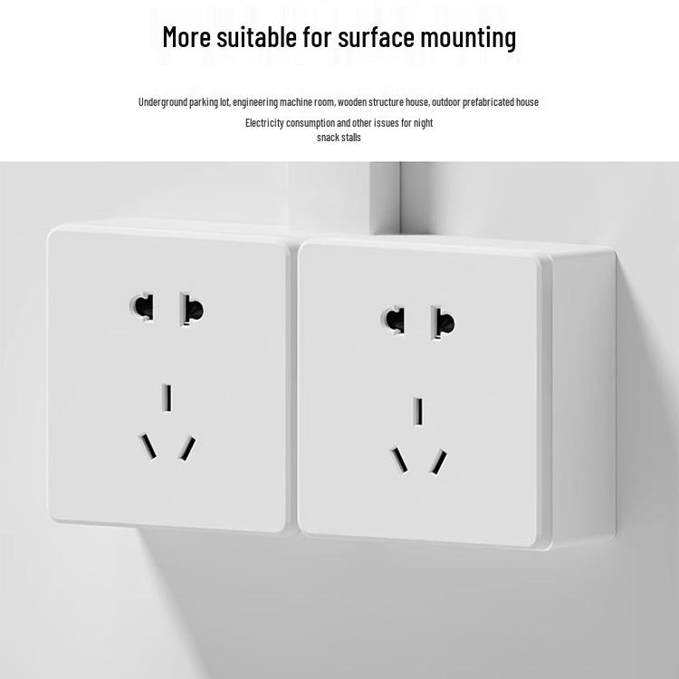 Surface Mount 86 Type Double Gang Back Box Switch & Socket Panel Wiring Outlet