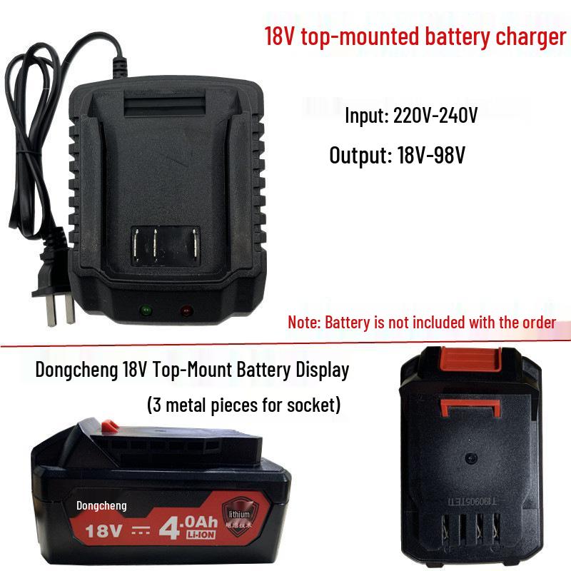 Dongcheng 18V/20V Battery Charger for Angle Grinder, Hammer Drill, and Electric Wrench Accessories