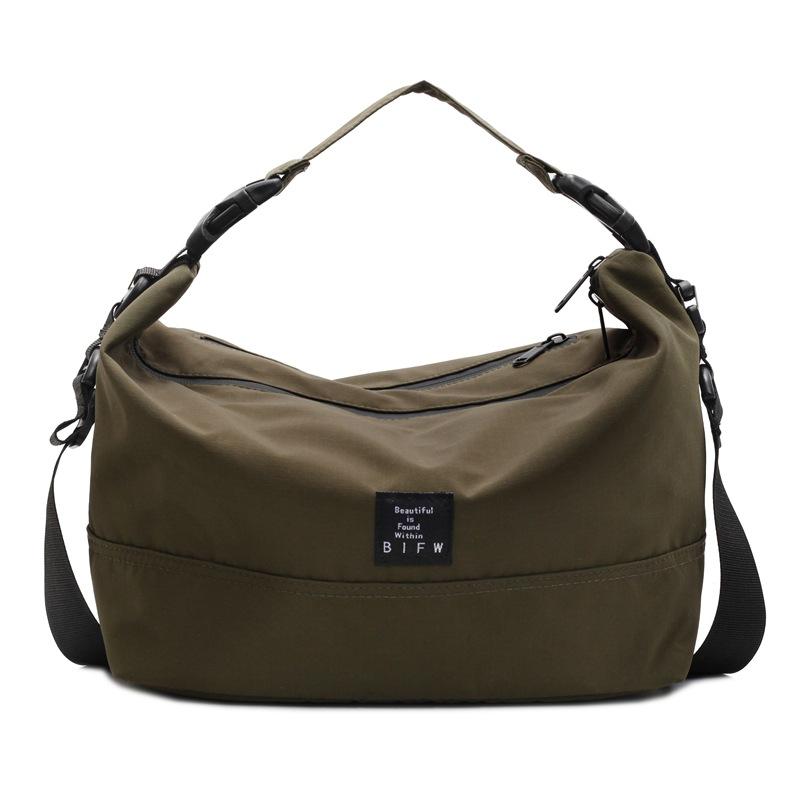 Canvas Tote Bag Casual and Simple 2025 Spring and Summer Trend Texture Shoulder Bag Travel Messenger Bag
