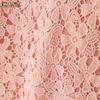 ZANZEA Women Summer V-Neck Short Sleeve Casual Lace Patchwork Blouse