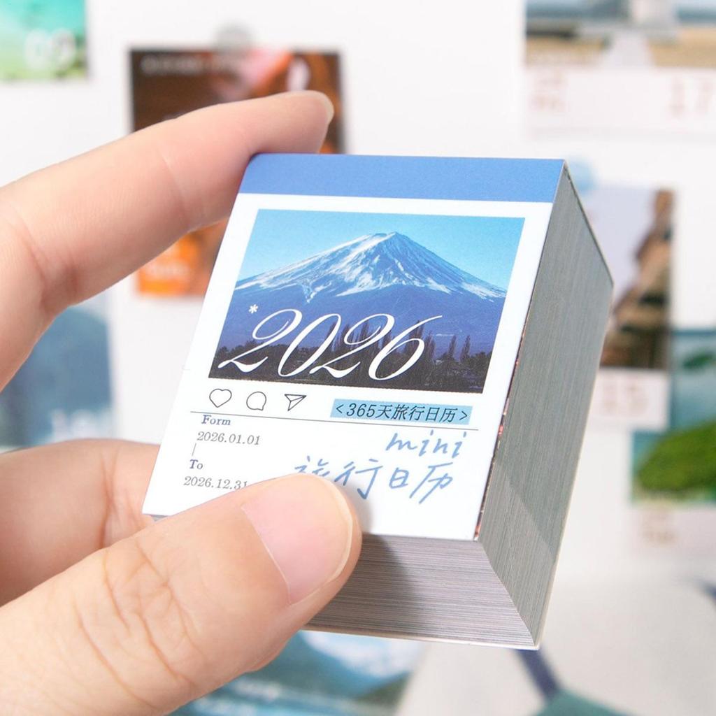 Small Calendar 2026 Daily Tear-Off Portable Agenda 2026 Daily Calendar Mini Planner for Planning Schedule Appointment Home