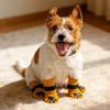 4PCS Soft Pet Foot Cover Elastic Dog Paw Protectors Cute Dog Anti-slip Socks  for All-Season