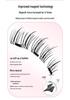 Magnetic False Eyelashes: Natural Set with Easy-to-Use Tweezers and Portable Case