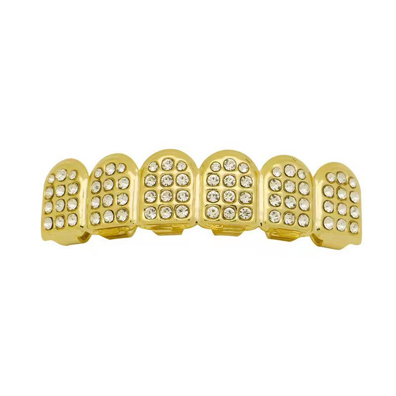 72 Diamond Gold Hip-Hop Grill Accessories
