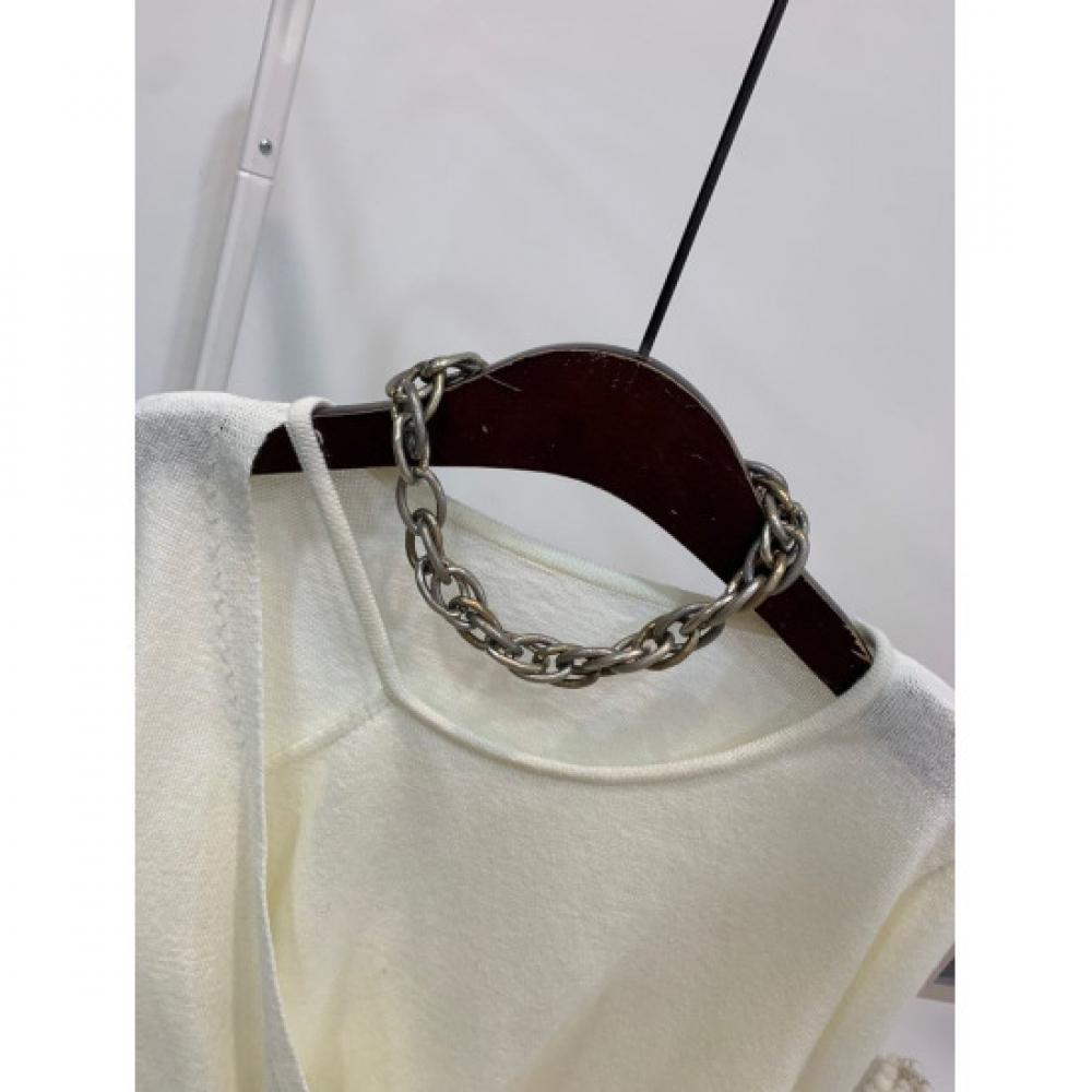 C S In The Room baSiC Wrap StrIng SleeveleSS Long Sleeve Knit 4Color