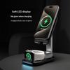 P16 3 in 1 Magnetic Wireless Charging Stand Foldable 15W Fast Charger for Phone/Smart Watch/Earbuds