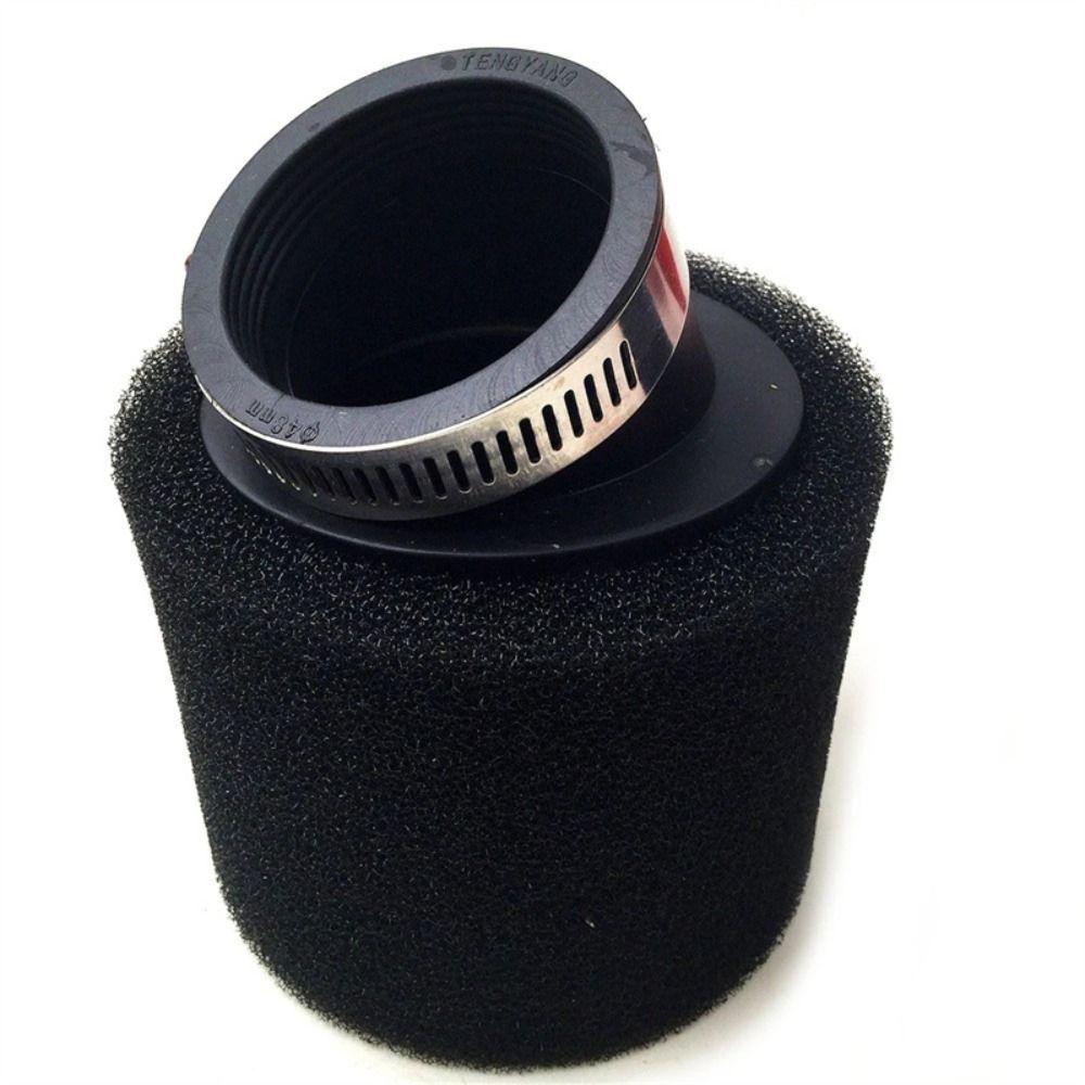 Black and Red 42mm 45mm Foam Air Filter High Flow Air Filter Elbow Neck Air Filter Sponge Cleaner