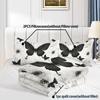Quilt Cover Three-Piece Set Black Butterfly 3D Digital Printing Kit Pillow Cover Quilt Cover