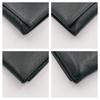 Used Prada Saffiano Leather Flap Long Wallet, Triangle Logo, Black, with Guarantee Card